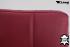 1x Design Barhocker weinrot ECHT LEDER hhenverstellbar mit gepolsterter Rckenlehne und abnehmbarer Armlehne - "Theo"