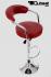 2 x Designer Barstool wine-red height adjustable by gas lift action &#8211;