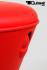 2x Barhocker rot hhenverstellbar runder Sitz konisch geformt gut gepolstert &#8211; "Anja"