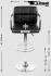 2x Design Barhocker B-WARE weinrot hhenverstellbar mit gepolsterter Rckenlehne und abnehmbarer Armlehne - "Theo round"