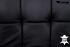 2x Design Barhocker schwarz ECHT LEDER hhenverstellbar mit gepolsterter Rckenlehne und abnehmbarer Armlehne - "Theo"