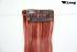 8 piece set of red/brown clip in extensions made of 100% Kanekalon,51cm long