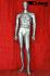 Male mannequin, faceless, silver