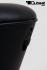 Barhocker schwarz hhenverstellbar runder Sitz konisch geformt gut gepolstert - "Anja"