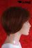 Beautiful, reddish wig  short hair cut