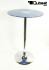 Bistro Table blue, Round blue Glass Board 102 cm- "Berlin"