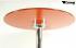 Bistro Table orange, Round orange Glass Board 102 cm- "Berlin"