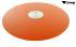 Bistro Table orange, Round orange Glass Board 102 cm- "Berlin"