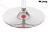 Bistro Table Red, Round  Tempered Glass Board 102 cm-"Berlin"