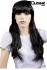 Black hair wig, long