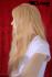 Blonde Percke Echthaar lang Frauenpercke echtes Haar 61 cm indisches Echthaar