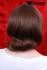 Damenpercke mit mittellangem Haar in rotbraun