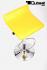 Design Barhocker gelb hhenverstellbar 360 drehbar - "Sunny"