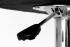Design Barhocker schwarz hhenverstellbar mit gepolsterter Rckenlehne und abnehmbarer Armlehne &#8211;"Theo"