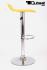 Design Barstool yellow, height adjustable, seat rotates 360 - "Sunny"