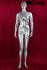 Female Window Mannequin, silver