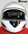 Integralhelm Motorradhelm Sonnenblende - wei Gr. XS