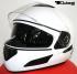 Integralhelm Motorradhelm Sonnenblende - wei Gr. XS