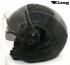 Jet Helmet, Motorcycle Helmet, Sunvisor - Black, Size M