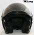 Jet Helmet, Motorcycle Helmet, Sunvisor - Dull Black, Size L