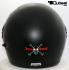 Jet Helmet, Motorcycle Helmet, Sunvisor - Dull Black, Size L