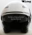 Jet Helmet, Motorcycle Helmet, Sunvisor - Silver, Size XS