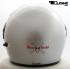 Jet Helmet, Motorcycle Helmet, Sunvisor - Silver, Size XS