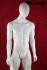 Male mannequin, dull white