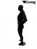 Male mannequin, faceless, black