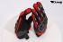 Motorcycle Gloves, Black/Red Size XL