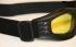 Motorcycle Goggles Black with Yellow Lenses