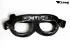 Motorcycle Goggles Classic, Black, Clear Lenses