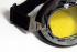 Motorcycle Goggles Classic, Black, Yellow Tinted Lenses