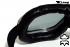 Motorcycle Goggles Classic, REAL LEATHER; Black, Smoke-Tinted Lenses