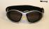 Motorradbrille Brille Oldtimer Chopper Biker silber mit smoke getnten Glsern