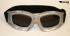 Motorradbrille Brille Oldtimer Chopper Bikerbrille silber mit getnten Glsern