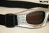 Motorradbrille Brille Oldtimer Chopper Bikerbrille silber mit getnten Glsern