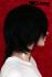 Schwarze Percke Echthaar kurzes Haar Frauenpercke echtes Haar ca 31 cm  Indian Remy Hair