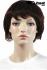 Short kanekalon wig red brown