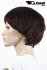 Short kanekalon wig red brown