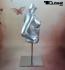 Silver female torso