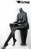 Sitting Female Mannequin Black