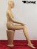 Sitting Mannequin, Female