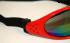 Skibrille / Snowboardbrille in Rot, Glser getnt Rainbow
