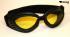 Skibrille / Snowboardbrille schwarz, Glser gelb getnt
