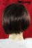 Trendy aubergin wig, short hairs