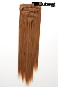 7 set of hair extensions in blond made of 100%kanekalon