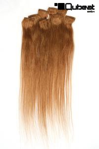 8 set humanhair extensions 46 cm long