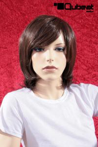 Artificial hair wig chestnut