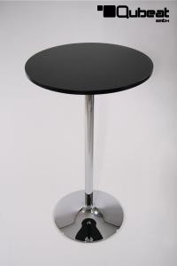 Bistro Table Black Wooden Board-"Konstanz"